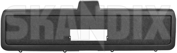 Innenverkleidung, Kofferraum Heckklappe schwarz 1391702 (1099975) - Volvo 700 - Keywords: 700 740 744 745 760 764 765 abdeckung abdeckungen dekorleiste estate fixierplatte innenraumverkleidungen innenverkleidung kofferraum heckklappe schwarz innenverkleidungen kofferraumabdeckungen kofferraumverkleidungen kombi laderaumverkleidungen seitenverkleidungen verkleidung verkleidungen wagon Original bremsleuchte dritte fahrzeuge fuer heckklappe heckklappenverkleidung ohne schwarz schwarzer