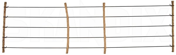 Lumbar support, Back rest NOS, new old stock 1210910 (1100348) - Volvo 140 - Keywords: lumbar support back rest nos new old stock Genuine artificial basic equipment for front high leather new nos nos old roof seat seats stock vehicles with