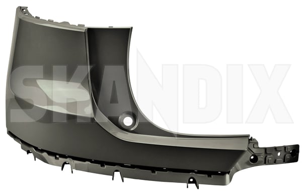 Bumper cover rear left Corner painted pine grey pearl 39848257 (1100403) - Volvo XC40/EX40 - Keywords: bumper cover rear left corner painted pine grey pearl skirts Genuine 724 corner edge grey left painted pearl pine rear