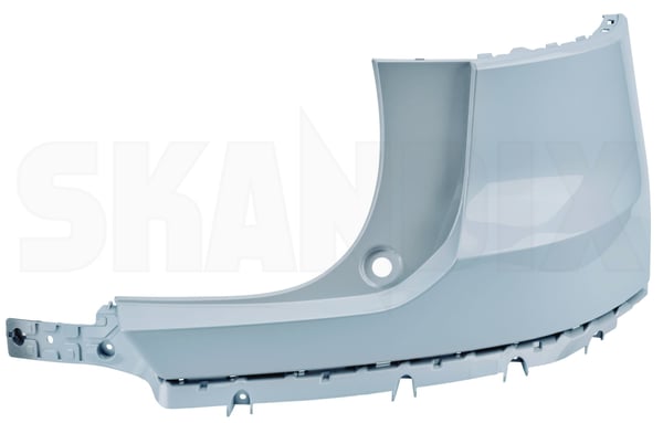 Bumper cover rear right Corner painted amazon blue 39848202 (1100411) - Volvo XC40/EX40 - Keywords: bumper cover rear right corner painted amazon blue skirts Genuine 621 amazon blue corner edge painted rear right
