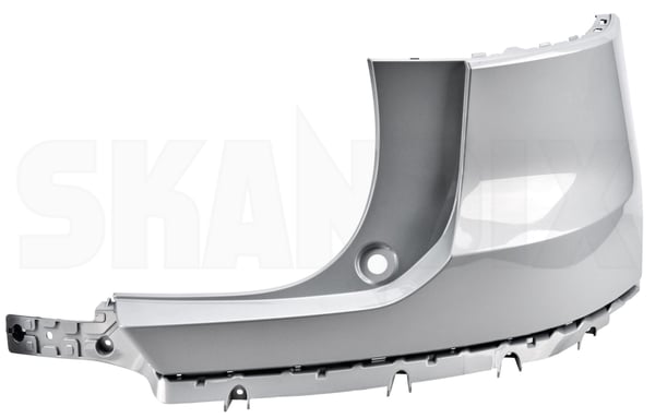 Stoßstangenhaut hinten rechts Ecke lackiert bright silver metallic 39848210 (1100414) - Volvo XC40/EX40 - Keywords: heckstossstangen schuerzen stossfaenger stossfaengerhaut stossstange stossstangenhaut stossstangenhaut hinten rechts ecke lackiert bright silver metallic stossstangenverkleidung stosstange stosstangenhaut stosstangenverkleidung Original 711 bright ecke hinten hinterer lackiert lackierter metallic rechter rechts silver