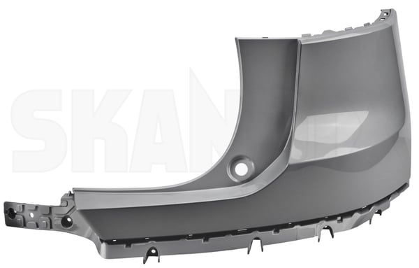 Bumper cover rear right Corner painted osmium grey metallic 39848214 (1100415) - Volvo XC40/EX40 - Keywords: bumper cover rear right corner painted osmium grey metallic skirts Genuine 714 corner edge grey metallic osmium painted rear right