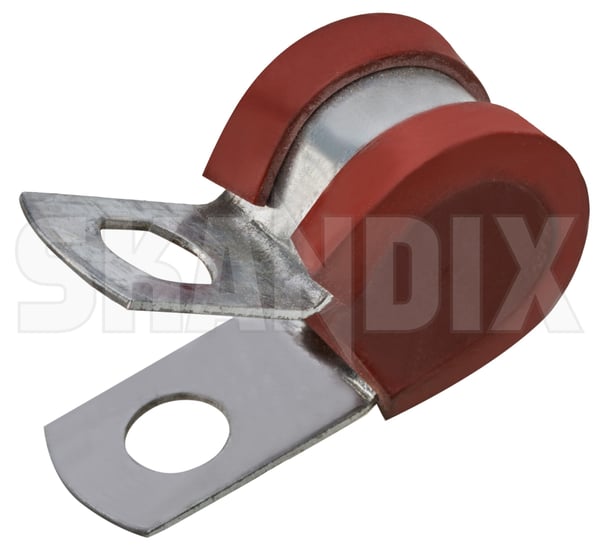Retainer, Battery cable 8566135 (1100606) - Saab 900 (-1993), 9000 - Keywords: clips retainer battery cable retaining Genuine Hedin Saab Parts