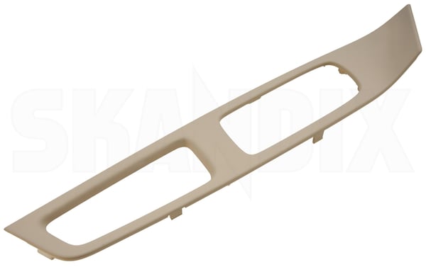 Zierrahmen Innenverkleidung Schalter, elektrische Fensterheber 39823336 (1100762) - Volvo S60 CC (-2018), S60, V60 (2011-2018), V60 (2011-2018), V60 CC (-2018), XC60 (-2017) - ОЕ-Nummern: 39811326, 39811371, 39815298, 39824972, 39856984, 39868016 - Keywords: abdeckrahmen rahmen v60 xc60 zierrahmen innenverkleidung schalter elektrische fensterheber zierrand zierring Original 31x1 beige beiger elektrische fensterheber g1x1 gv1z k1x1 kv1z rechter rechts sandfarben schalter schalter vorderer vorne