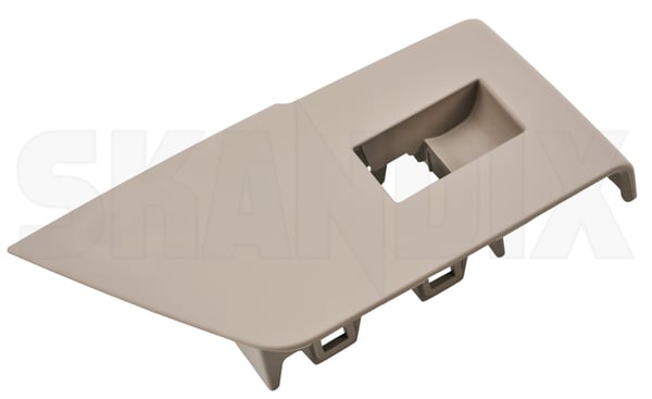 Zierrahmen Innenverkleidung Schalter, elektrische Fensterheber Lichtneutral 13293857 (1100905) - Saab 9-5 (2010-) - Keywords: 650 95 95 9 5 abdeckrahmen rahmen zierrahmen innenverkleidung schalter elektrische fensterheber lichtneutral zierrand zierring Original Hedin Saab Parts elektrische fensterheber hinten hinterer lichtneutral linker links schalter schalter