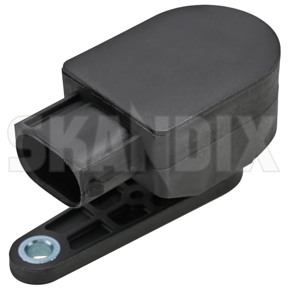 Sensor, Headlight range adjustment Rear axle 30659020 (1101168) - Volvo C30, C70 (2006-), S40, V50 (2004-) - ОЕ-Numbers: 30657626, 31258179, 31268796 - Keywords: automatically leveling sensor position sensor sensor headlight range adjustment rear axle xenon light sensor Own-label additional adjustment axle bracket for height info info note packagelowering package lowering please rear ride sports vehicles with without