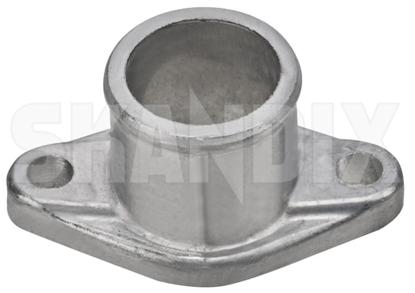 Coolant flange 245158 (1101319) - Volvo 200, 700, 900 - Keywords: coolant flange Genuine 
