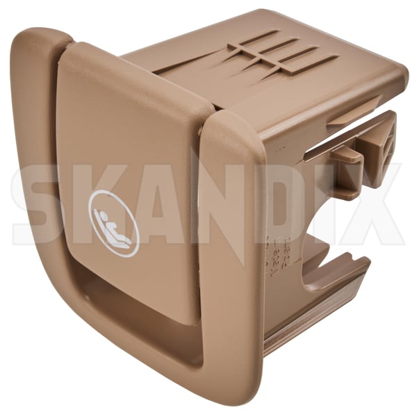 2 Pièces Couvercles De Siège Arrière Isofix Pour Volvo S90, V90, XC40, XC60 - Référence 31685074 / 31685072 - Compatible D'origine