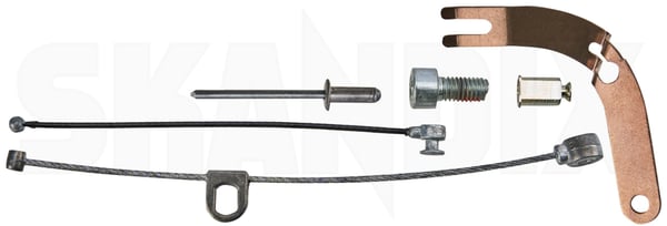 Cable, Seat for backrest unlocking Child seat back seat 9160091 (1101328) - Volvo 850 - Keywords: bowden cables cable seat for backrest unlocking child seat back seat drive wires Genuine back backrest child for kit seat unlocking