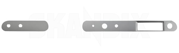 Dashboard bezel Kit 2 -piece  (1101336) - Volvo P1800 - Keywords: 1800e bezels dashboard bezel kit 2  piece dashboard bezel kit 2 piece facings fascia front plates interior trim p1800e Own-label   piece  piece 2 2  2piece 2 piece kit