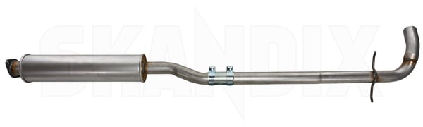 Front silencer splitted part 30636448 (1101431) - Volvo S60 (-2009) - ОЕ-Numbers: 8683427 - Keywords: front silencer splitted part muffler mufler Own-label addon add on half material part splitted without