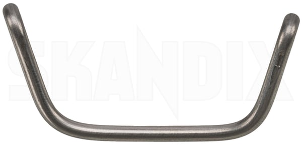 Hook, Seat strap (1101489) - Volvo 120, 130, 220, 140, 164, P1800 - Keywords: 1800e brace catch hook seat strap p1800e rubber strap Own-label additional backseats bench fond front info info note please rear rearbench rearseats seat seats