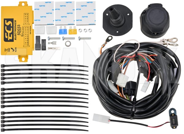 Electric kit, Towbar 13 terminal (1101556) - Volvo V70 P26 (2001-2007), XC90 (-2014) - Keywords: electric kit towbar 13 terminal wire harness Own-label 1015425 1101555 13 13terminal control terminal unit with