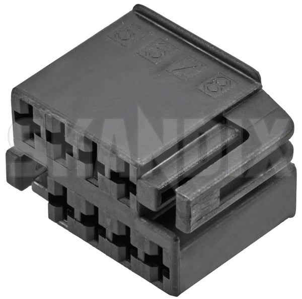 Plug housing 9124090 (1101560) - Saab 9-3 (-2003), 900 (1994-), 9000 - Keywords: plug housing Genuine Hedin Saab Parts 8 8terminal depending installation location on terminal the type varies varies  vehicle
