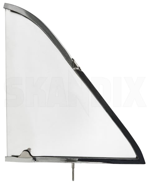 ventilation window front right clear 660255 (1101591) - Volvo P210 - Keywords: flipper window quarter window vent window ventilation window front right clear Genuine clear frame front right with
