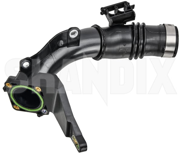 Air intake hose Intake collector - Throttle flap 31361277 (1101815) - Volvo C30, S40, V50 (2004-), S60, V60 (2011-2018), S80 (2007-), V40 (2013-), V40 CC, V70 (2008-) - ОЕ-Numbers: 31319712, 31342292 - Keywords: air intake hose intake collector throttle flap air intake hose intake collector throttle flap air supply fresh air pipe Genuine collector flap intake throttle