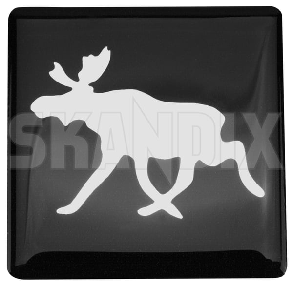 Emblem Radiator grill Elk adhesive gel label chrome-black 60 mm 60 mm  (1102317) - Volvo 700, 900 - Keywords: badges emblem radiator grill elk adhesive gel label chrome black 60 mm 60 mm emblem radiator grill elk adhesive gel label chromeblack 60 mm 60 mm Own-label 60 60mm adhesive chromeblack chrome black elk gel grill instructions instructions  label mm note please radiator service the
