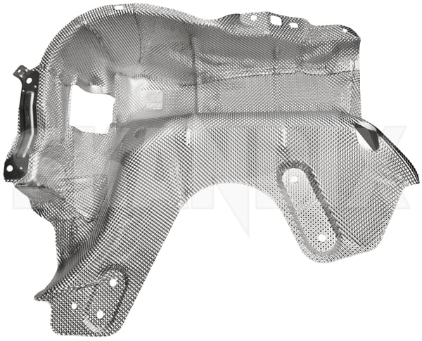 Heat shield Middle silencer 31497542 (1102879) - Volvo C30, C70 (2006-), S40 (2004-), V40 (2013-), V40 Cross Country, V50 - ОЕ-Numbers: 30683096, 30736606, 31283781, 31333471, 31353803, 31425610 - Keywords: heat shield middle silencer Genuine 6 ag01 ca03 cg01 cg02 ch02 middle silencer
