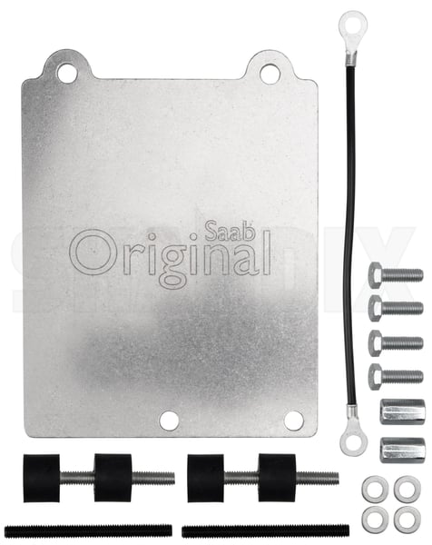Hitzeschutzblech Motorsteuergerät ECU Satz 32022601 (1102950) - Saab 9-3 (2003-) - ОЕ-Nummern: 12800388, 12804813, 32019553, 32019554, 32019555, 32019556, 32020054, 32020055, 32020122, 55561881, 55565020, 55565504, 55567225, 55569738, 55571182, 88800073 - Keywords: 93 93 9 3 abschirmblech bleche hitzeblech hitzebleche hitzeschild hitzeschutzblech motorsteuergeraet ecu satz hitzeschutzbleche waermebleche waermeschilde waermeschutzbleche Original Hedin Saab Parts ecm ecu motorsteuergeraet satz set steuergeraete