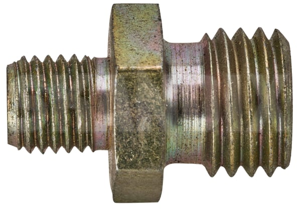 Connector stud Fuel distributor 243895 (1102961) - Volvo 200, 700, 900 - Keywords: connecting tubes connector stud fuel distributor fitting pipe socket Genuine distributor fuel inlet