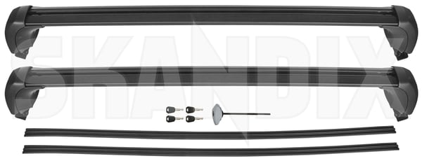 Lastenträger schwarz 32378017 (1103026) - Volvo ES90 - Keywords: dachgepaecktraeger dachreeling dachreling dachtraeger gepaecktraeger lastentraeger schwarz rails reeling reling traeger Original 75 75kg aluminium anbaumaterial anbausatz anbauteilen einbaumaterial einbauteilen fluegelprofil kg kunstoff kunststoff mit montagematerial montagesatz montageteilen originalzubehoer plastik schwarz schwarzer stahl