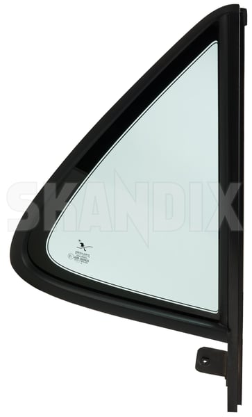 Side Window rear right 5182043 (1103341) - Saab 9-5 (-2010) - ОЕ-Numbers: 4699625 - Keywords: side window rear right Genuine Hedin Saab Parts rear right triangular window