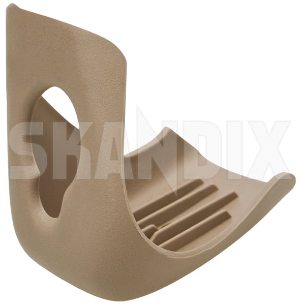 Bracket, Trunk safety net right lower Carrying 9124969 (1103387) - Volvo 850, V70 (-2000), V70 XC (-2000) - Keywords: angle bracket bracket trunk safety net right lower carrying fortifications hanger holding plates mounts plastic brackets rubber mounts tension bracket Genuine carrying lower right