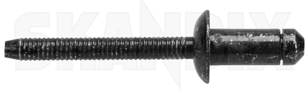 Blindniet Halter, Bremsschlauch 986732 (1103467) - Volvo C30, C70 (2006-), S40, V50 (2004-), V40 (2013-), V40 CC - ОЕ-Nummern: 985804 - Keywords: befestigung befestigungsnieten blindniet halter bremsschlauch blindnieten cabrio cc cross country nieten popniet popnieten poppnieten s40 v40 v50 Original bremsschlauch halter halter