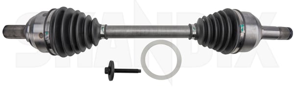 Drive shaft front left 36003706 (1103588) - Volvo Polestar 2 - ОЕ-Numbers: 1216577, 1216579, 32249455, 32324586, 32339343, 32339528, 36003355, 36003432, 36010552, 36010609, 36012808 - Keywords: drive shaft front left Own-label 1216577 1216579 32249455 32324586 32339343 32339528 bolt drive for front left shaft with
