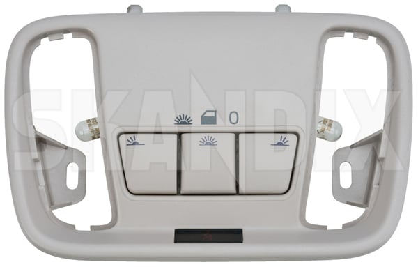 Interior light front 30801936 (1103883) - Volvo S40, V40 (-2004) - Keywords: courtesy lamps dome lights interior light front Genuine for front manatee roof sun vehicles without