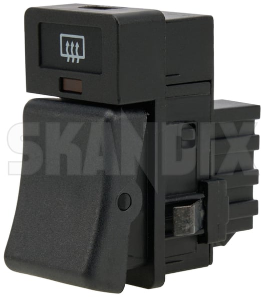 Switch Rear window heater Dashboard 6849404 (1104650) - Volvo 850 - ОЕ-Numbers: 3545791 - Keywords: knob push button switch switch rear window heater dashboard Genuine dashboard dipswitch dip switch heater rear window
