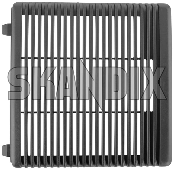 Speaker cover Door rear left grey 3500056 (1105729) - Volvo 700, 900 - Keywords: loudspeaker speaker cover door rear left grey Genuine door grey left rear rips with