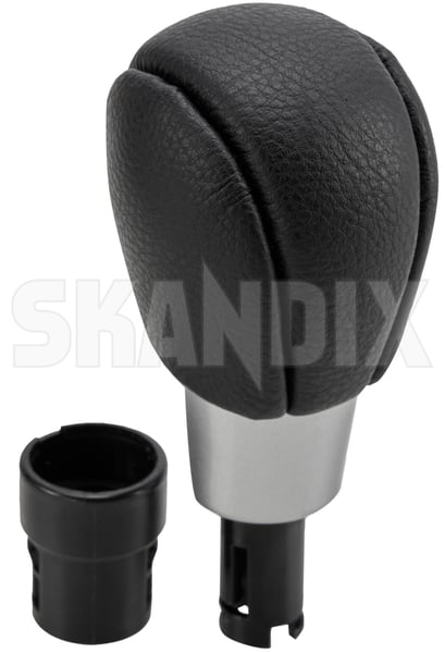 Schaltknauf charcoal  (1105734) - Volvo S60, V60 (2011-2018), S80 (2007-), V70 (2008-) - Keywords: gangschaltung hebel knauf knoepfe knopf knueppel s80 schalthebelknauf schaltknauf charcoal schaltknueppel schaltstange schaltstockknauf schaltung v70 Hausmarke charcoal holzkohlefarbener