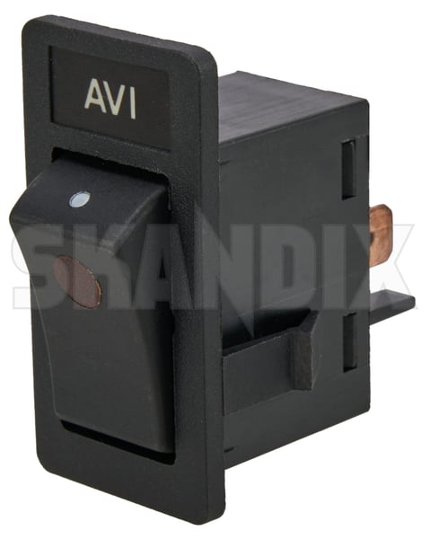 Switch AVI traffic information 1308318 (1105796) - Volvo 700 - Keywords: knob push button switch switch avi traffic information Genuine avi information new nos nos old stock traffic