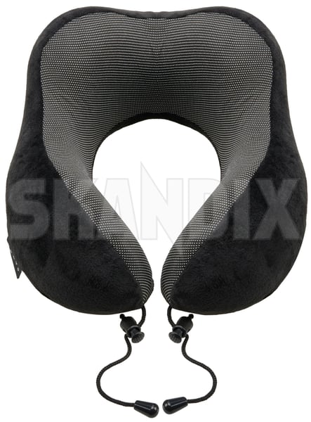 Pillow Comfort neck pillow black VOLVO (1105971) - Volvo universal - Keywords: childrenpillow cushion nordic pillow comfort neck pillow black volvo souvenir swedenholidays swedenvacations swedishpillow travelpillow Genuine black comfort neck pillow polyester volvo