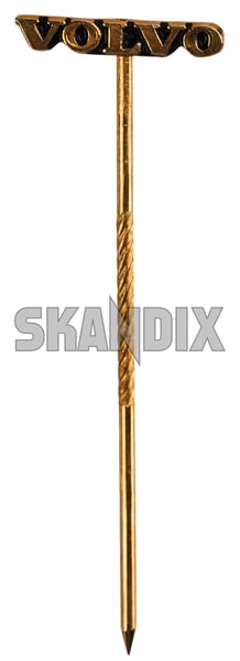 Pin VOLVO gold NOS, new old stock (1106307) - Volvo universal - Keywords: broach brooch jewellery pin volvo gold nos new old stock pins Genuine gold new nos nos old stock volvo