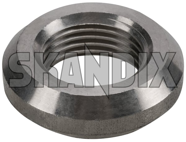 Weld in Nut Catalytic converter Downpipe 3531545 (1106315) - Volvo 200, 700, 850, 900, S70, V70 (-2000) - Keywords: weld in nut catalytic converter downpipe weldin nuts Genuine catalytic converter downpipe m18x15 m18x1 5