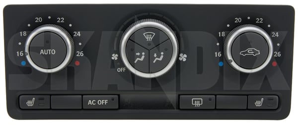 Control panel, Air conditioner 12779298 (1106323) - Saab 9-5 (-2010) - ОЕ-Numbers: 12768162, 12768924 - Keywords: ac acc control panel control panel air conditioner control unit ecc Genuine Hedin Saab Parts ˚c