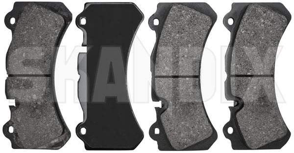 Brake pad set Front axle System Brembo 32373198 (1106333) - Volvo S60 (2011-2018), V60 (2011-2018) - ОЕ-Numbers: 31408076 - Keywords: brake pad set front axle system brembo Own-label 19 19inch 370 370mm axle brembo for front inch mm model performance polestar slottedinternally slotted internally system vented