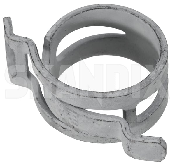 Hose clamp 90572590 (1106341) - Saab 9-3 (2003-), 9-5 (2010-), 9-5 (-2010) - Keywords: coolerhoseclamps coolinghoseclamps fuelhoseclamps heaterhoseclamps hose clamp hoseclamps hoseclips retainerclamps retainingclamps waterhoseclamps waterhosesclamps Genuine Hedin Saab Parts 23 23mm cooler housing hydraulic metal mm oil oilfilter pan pump radiator