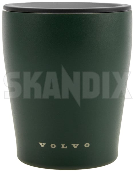 Thermo cup VOLVO (1106382) - Volvo universal - Keywords: thermo cup volvo Genuine 94 dark green stainless steel volvo