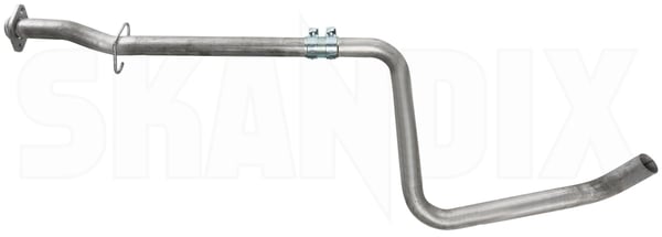 Intermediate exhaust pipe splitted part  (1106578) - Volvo 400 - Keywords: intermediate exhaust pipe splitted part Own-label      catyltic converter part silencer splitted