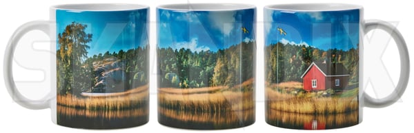 Cup Swedish landscape (1106666) - universal - Keywords: cup swedish landscape cups Own-label box china landscape porcelain single swedish visual window without