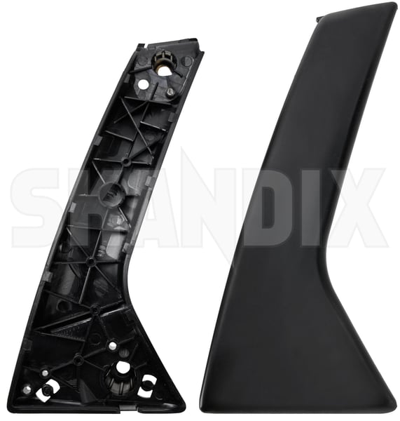 Door handle front left black with Cover Kit (1106744) - Volvo S60 (-2009), V70 P26 (2001-2007), XC70 (2001-2007) - Keywords: closing handles door handle front left black with cover kit doorhandles handles opening handles Own-label 9i7c 9x7x ax7x ax7x black bx7x cover front kit left with