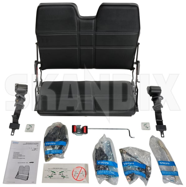 Children seat Upgrade kit NOS, new old stock 6820222 (1106752) - Volvo 200 - ОЕ-Numbers: 1128439, 1128440, 1128720, 1128800, 3524816, 3524817, 3524818, 6820225 - Keywords: children seat upgrade kit nos new old stock Genuine accessories black kit new nos nos old original stock trunk upgrade
