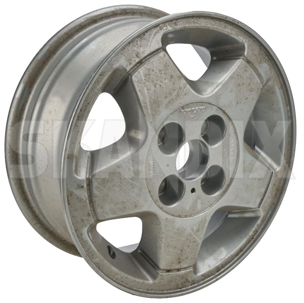 Felge Aluminium 3344082 (1106938) - Volvo 400 - ОЕ-Nummern: 3435991 - Keywords: 440 460 480 alufelgen aluminiumfelge felge aluminium felgen radfelge Original loch loch 4 4 4loch 4 loch altem aluminium aus lagerbestand new nos nos old stock