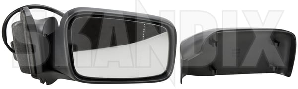 Outside mirror right 30623542 (1107005) - Volvo S40, V40 (-2004) - ОЕ-Numbers: 30800266, 30890066 - Keywords: outside mirror right Own-label adjustment be cap cover covering drive electric for glass hand heatable mirror new nos nos  old painted rhd right righthand right hand righthanddrive stock to vehicles with