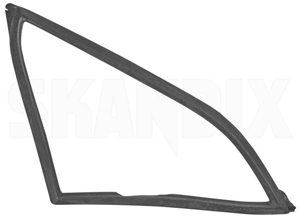 Window Seal Triangular window with Trim 1213474 (1107094) - Volvo 200 - Keywords: gasket packning rubber rubberseal trim window seal triangular window with trim windows windowseal Genuine left new nos nos  old rear stock triangular trim window with