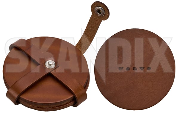 Coaster brown VOLVO Kit 4 -piece (1107460) - Volvo universal - Keywords: beer mats coaster brown volvo kit 4 piece coaster brown volvo kit 4 piece Genuine piece piece 4 4 4piece 4 piece 90 90mm brown kit leather mm round volvo