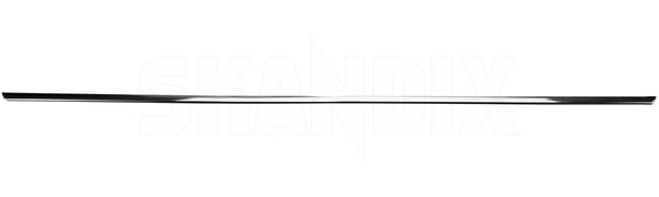 Trim moulding, Glas Side window, door rear left chromed 1213111 (1107468) - Volvo 200 - Keywords: trim moulding glas side window door rear left chromed window scraper Genuine 1 chromed defects door left limited new nos nos old option rear side small stock stock stock window window with
